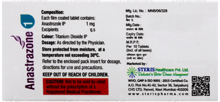 Anastrazone 1 Tablet 10